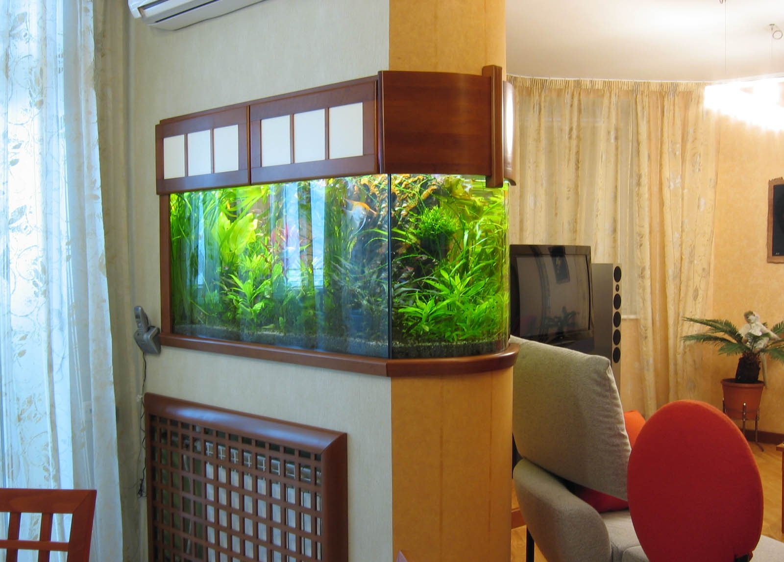 Фото аквариумов в интерьера дома - эталон62.рф